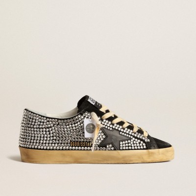 Golden Goose Hi Star In Pink Suede With Cream Star And Silver Leather Heel Tab GWF00118.F005857.25726