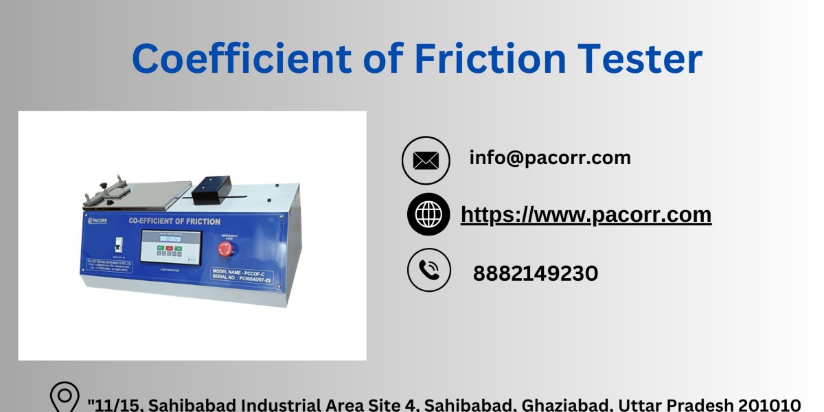 Understanding the Importance of the Coefficient of Friction Tester in Ensuring Material Durability and Performance