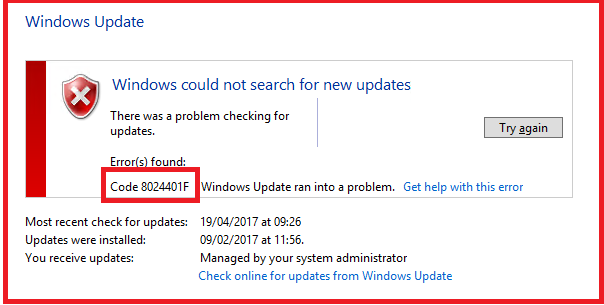 Error code 0x8024401f Fix on Windows 10 and Windows 11 | by Nansi | Medium