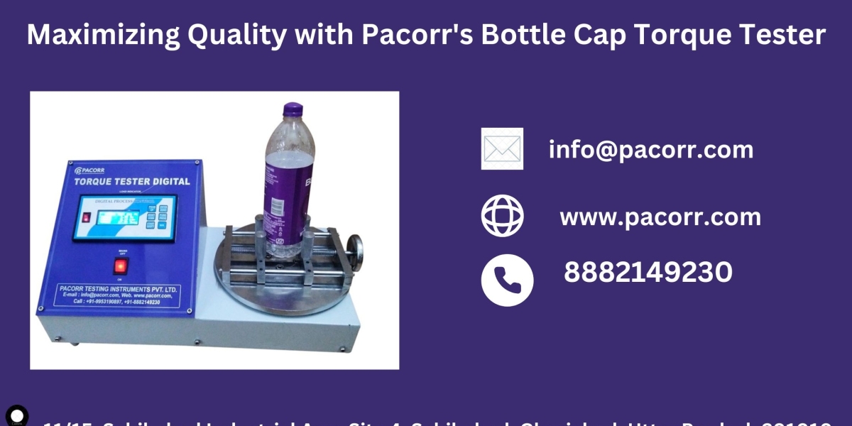 How Pacorr’s Bottle Cap Torque Tester Helps Manufacturers Achieve Precision and Consistency