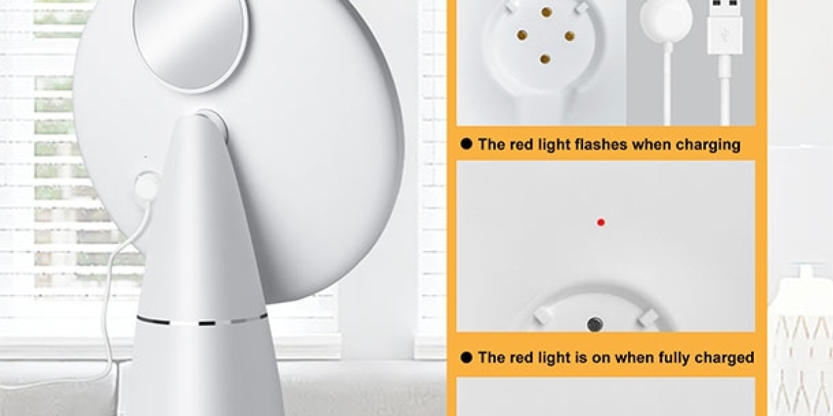 New Upgrade of Lighted Makeup Mirror: Built-In Wireless Charger, Making Makeup More Convenient